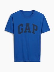 Gap Vivid Blue Everyday Soft Logo T-Shirt - Image 4 of 5