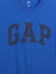 Gap Vivid Blue Everyday Soft Logo T-Shirt - Image 5 of 5