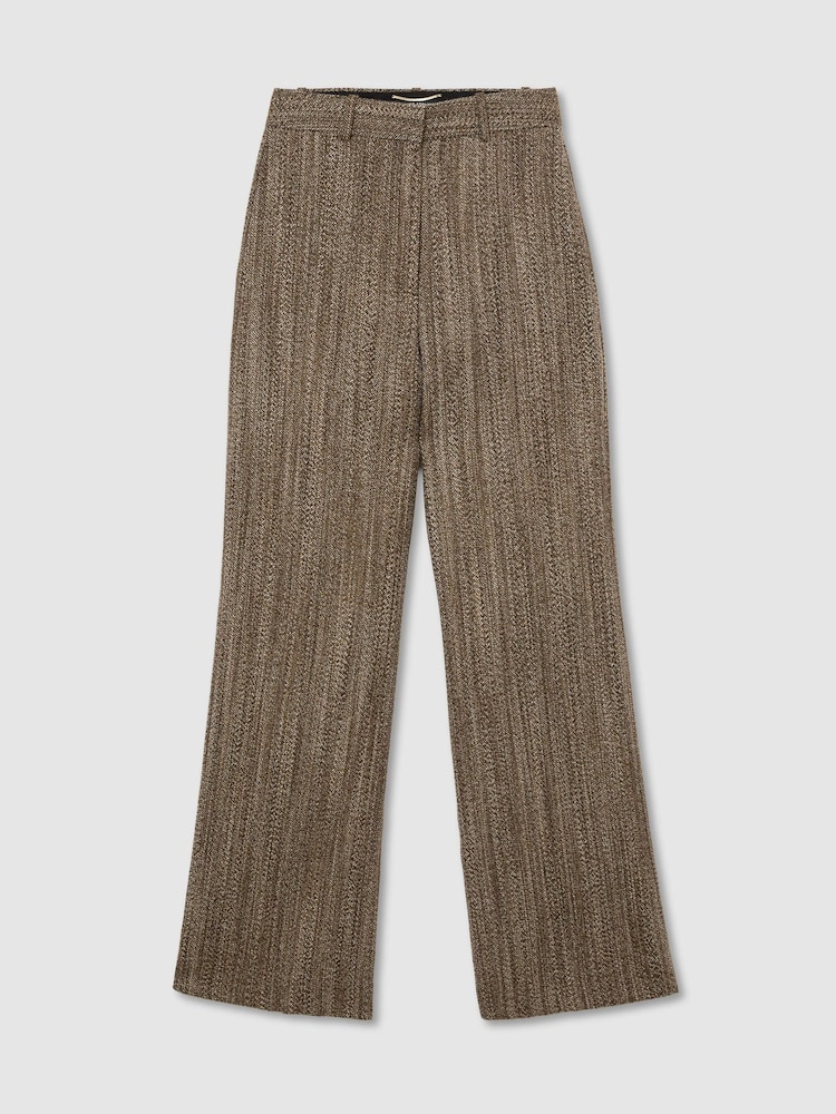 Atelier Wool-Blend Textured Wide-Leg Trousers - Image 2 of 10 Atelier Wool-Blend Textured Wide-Leg Trousers - Image 2 of 10