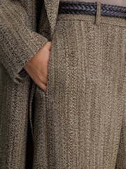 Atelier Wool-Blend Textured Wide-Leg Trousers - Image 3 of 10