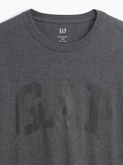 Gap Dark Grey Everyday Soft Logo T-Shirt - Image 4 of 4