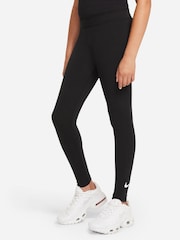 Schwarz - Nike Favourite Leggings mit Logo-Grafik - Bild 1 von 4