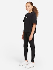 Schwarz - Nike Favourite Leggings mit Logo-Grafik - Bild 4 von 4