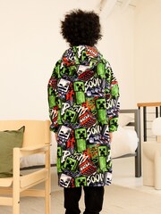 Multi Minecraft Hooded Blanket (5-16yrs) - Image 2 of 6