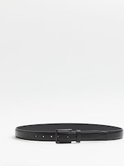 River Island Black Buckle Belt - Image 1 of 2