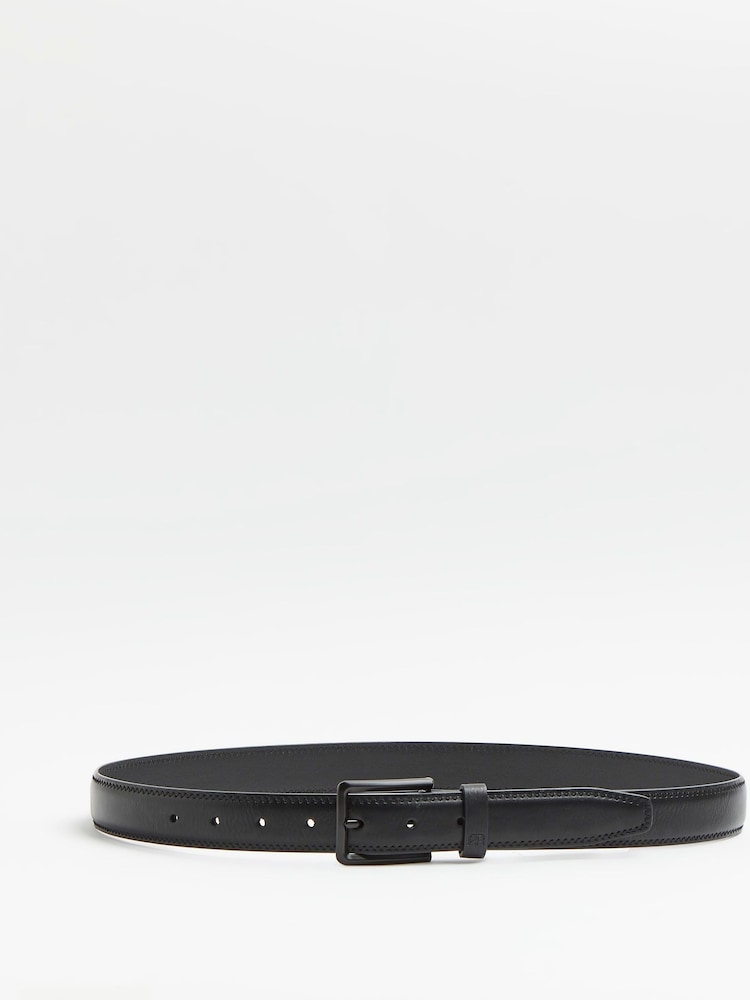 River Island Black Buckle Belt - Image 1 of 2