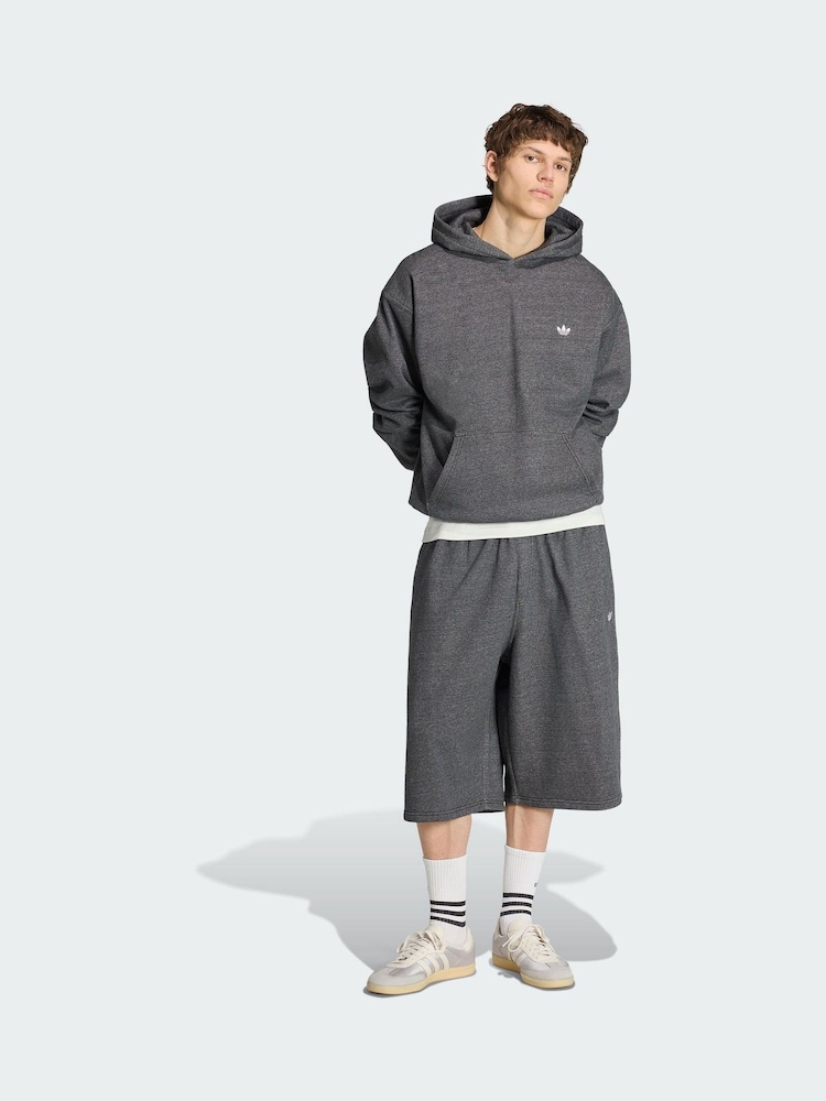 Меланжевая свободная толстовка с логотипом-трилистником adidas Originals Essentials - Изображение 1 6