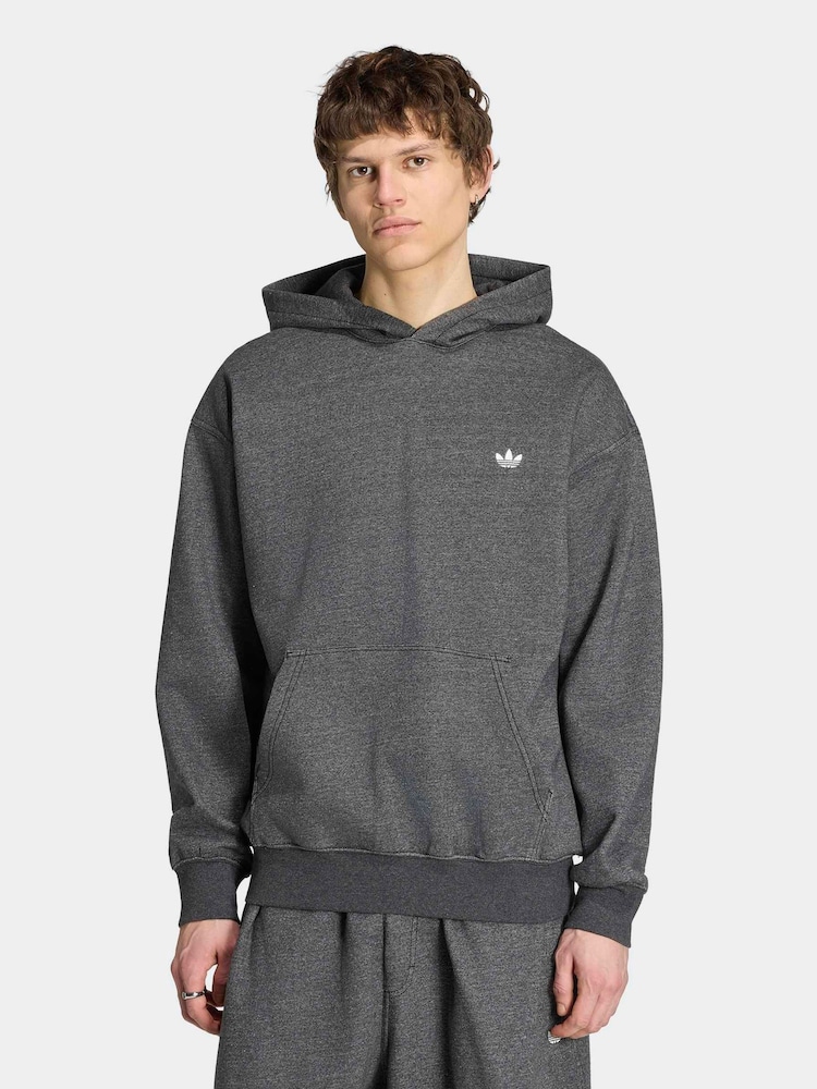 Меланжевая свободная толстовка с логотипом-трилистником adidas Originals Essentials - Изображение 2 6