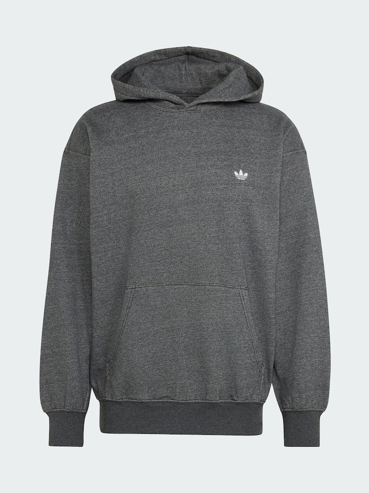 Меланжевая свободная толстовка с логотипом-трилистником adidas Originals Essentials - Изображение 6 6