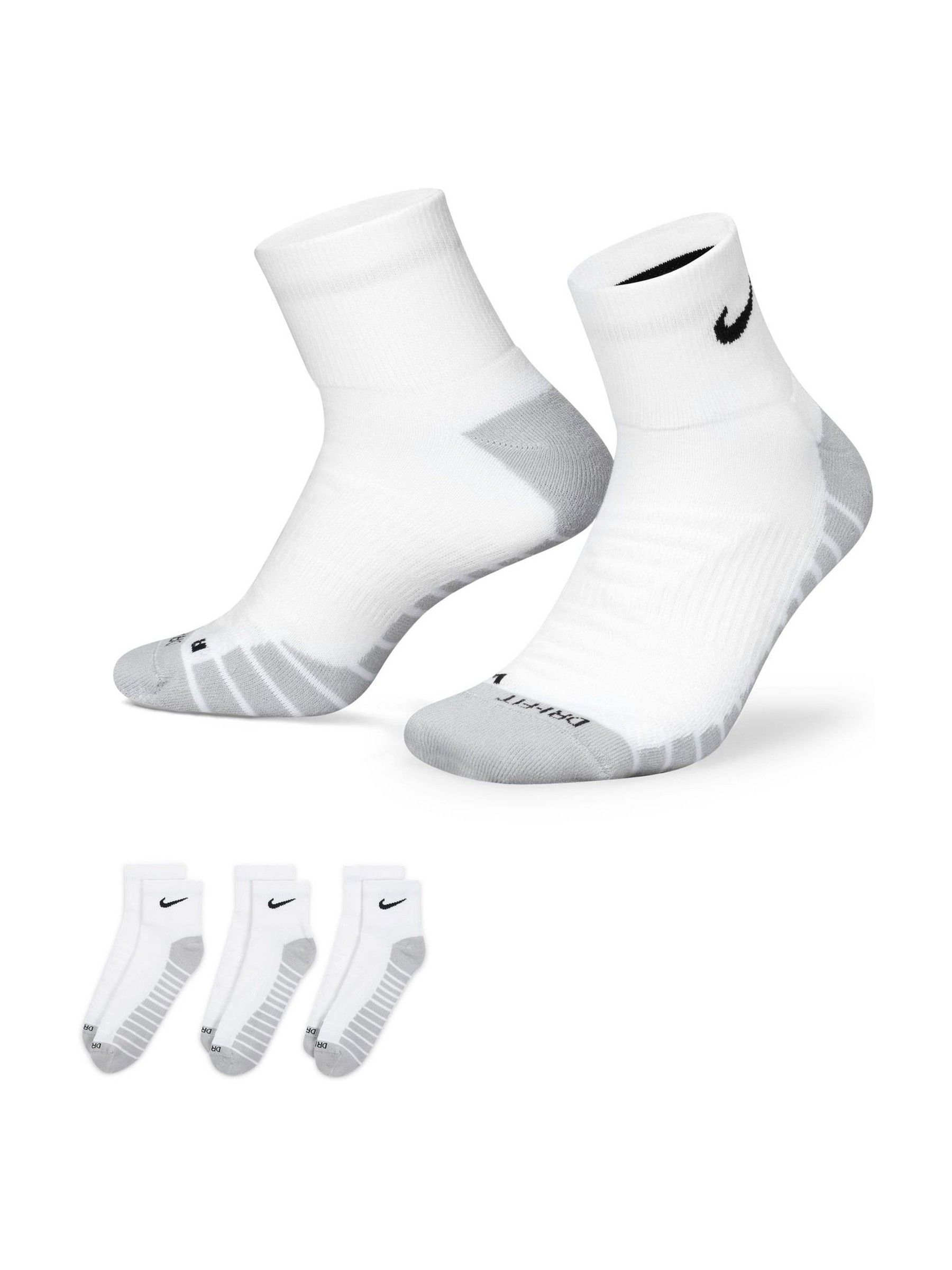 White nike crew socks womens top