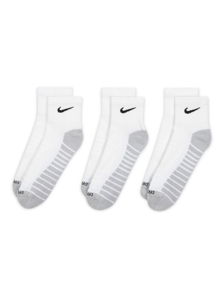 Nike White Cushioned Crew Socks 3 Pack - Image 2 of 4