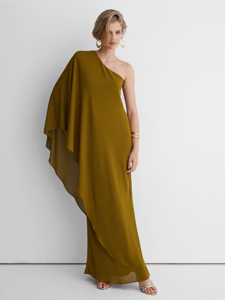 Atelier One-Shoulder Maxi Dress - Image 1 of 5 Atelier One-Shoulder Maxi Dress - Image 1 of 5