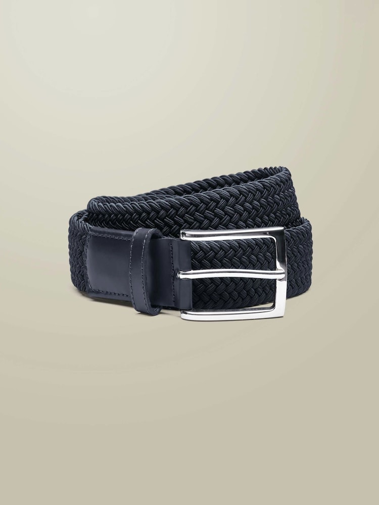 Charles Tyrwhitt Blue Stretch Casual Belt - Image 1 of 2