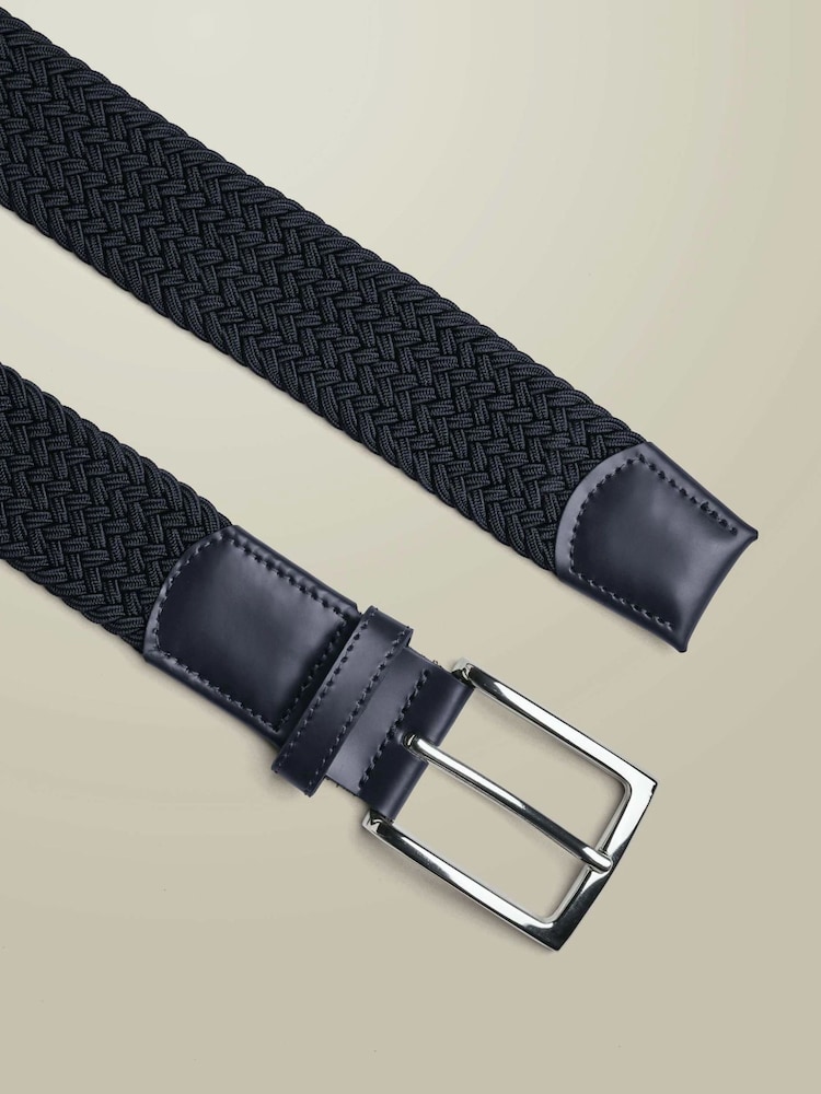 Charles Tyrwhitt Blue Stretch Casual Belt - Image 2 of 2