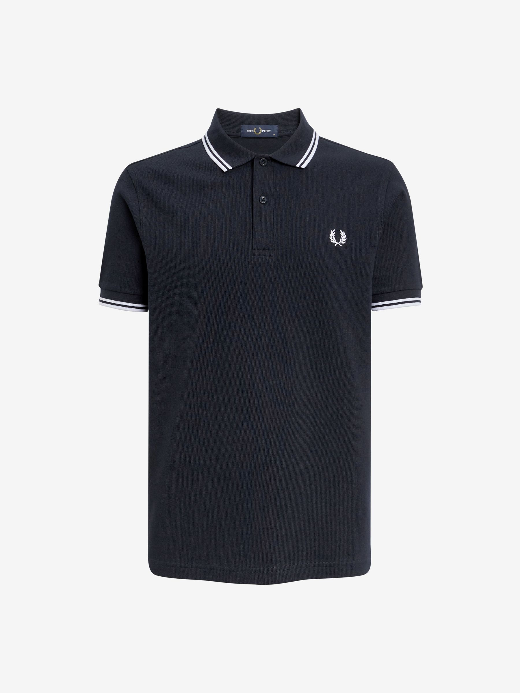 Buy Fred Perry Mens Twin Tipped 100 Cotton Polo Shirt from Next USA
