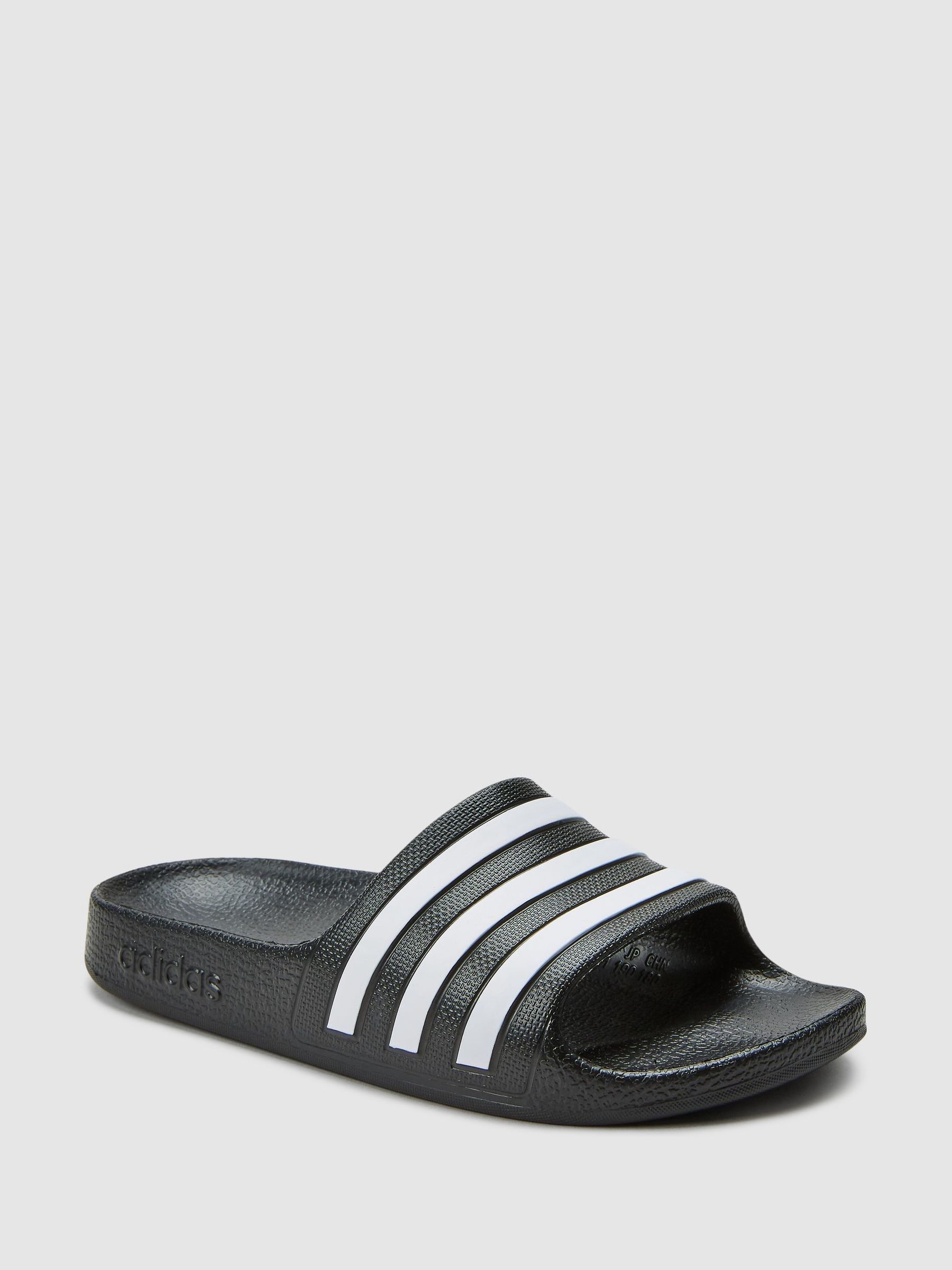 adidas Pink/White Adilette Kids Swim Sandals view 1