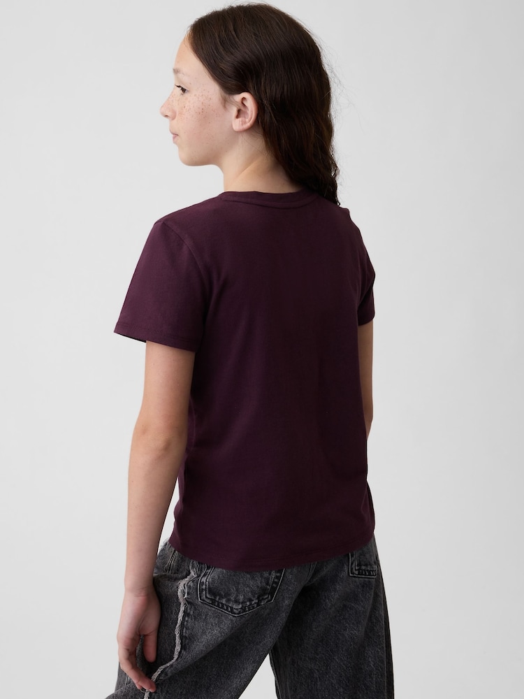 Gap Plum NYC Logo Graphic Short Sleeve T-Shirt (4-13yrs) - Image 2 of 4 Gap Plum NYC Logo Graphic Short Sleeve T-Shirt (4-13yrs) - Image 2 of 4