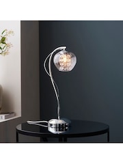 Gallery Home Chrome Digby Table Lamp - Image 1 of 3