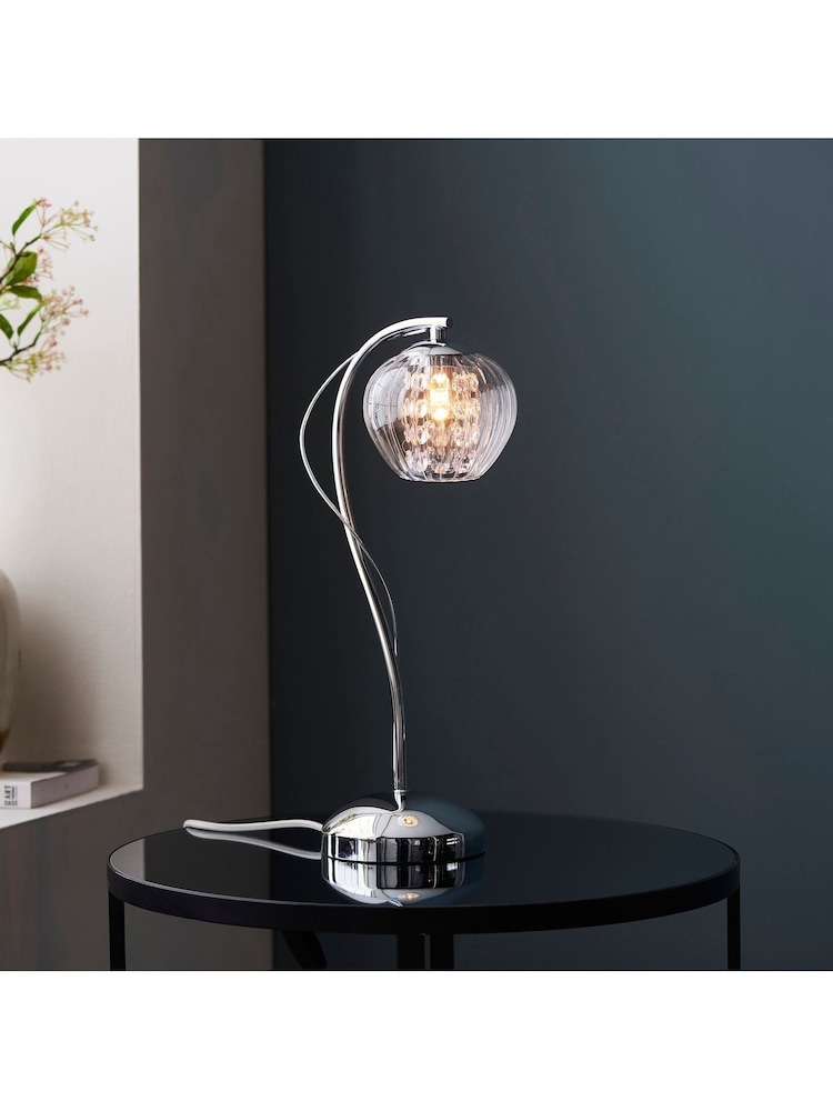 Gallery Home Chrome Digby Table Lamp - Image 1 of 3