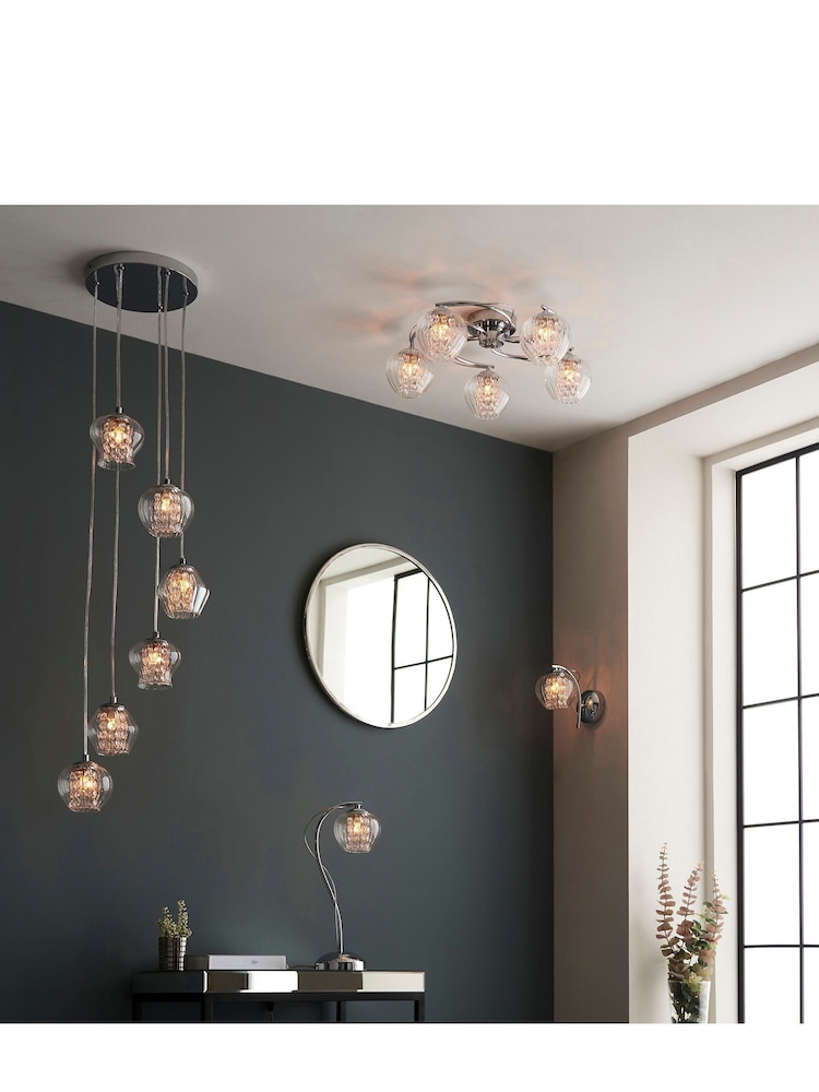 Gallery Home Chrome Digby Table Lamp - Image 2 of 3