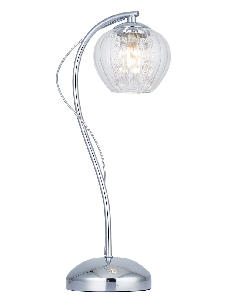 Gallery Home Chrome Digby Table Lamp - Image 3 of 3