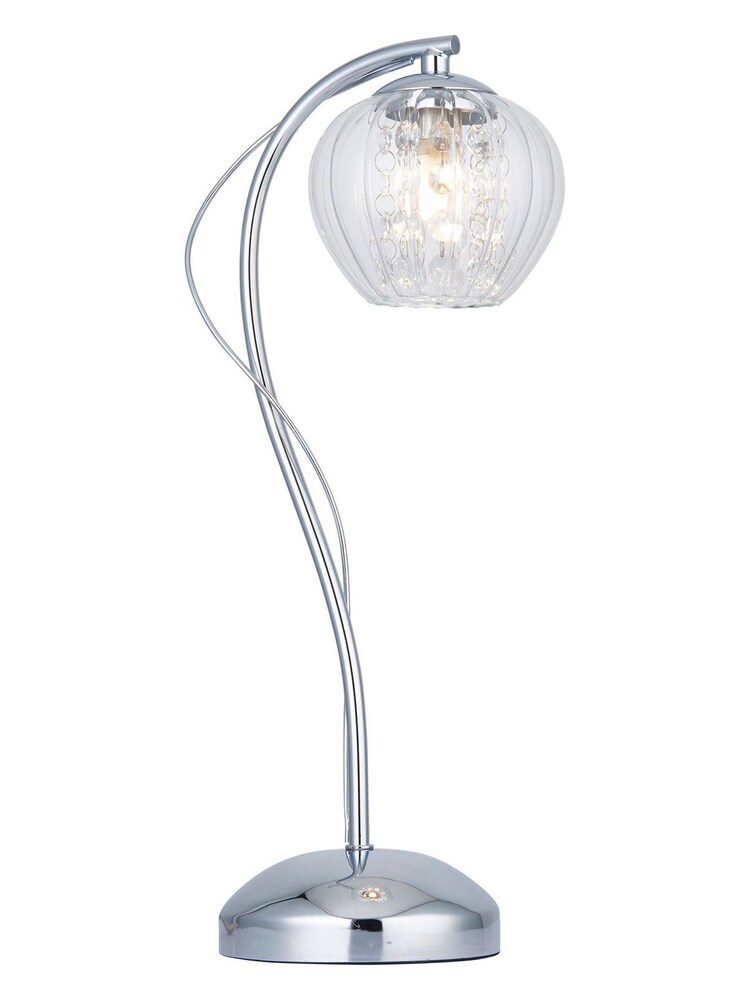 Gallery Home Chrome Digby Table Lamp - Image 3 of 3 Gallery Home Chrome Digby Table Lamp - Image 3 of 3