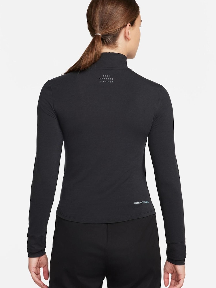 Nike Black Dri-FIT ADV Run Division Long-Sleeve Running Top - Image 2 of 8 Nike Black Dri-FIT ADV Run Division Long-Sleeve Running Top - Image 2 of 8