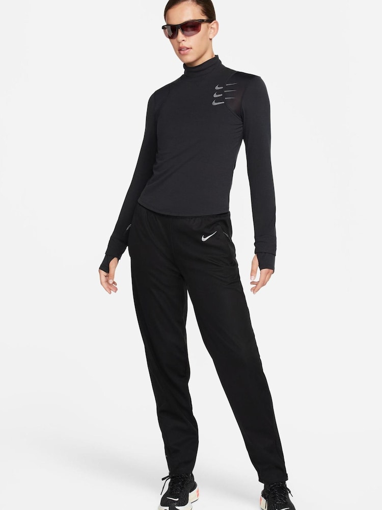 Nike Black Dri-FIT ADV Run Division Long-Sleeve Running Top - Image 4 of 8