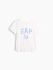 Gap White Brannan Bear Logo Graphic Short Sleeve T-Shirt (4-13yrs) - Image 3 of 4