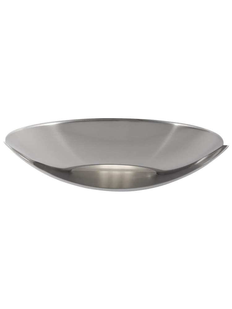 Searchlight Silver Ivy Satin Silver LED Uplight Wall Light - Image 2 of 3