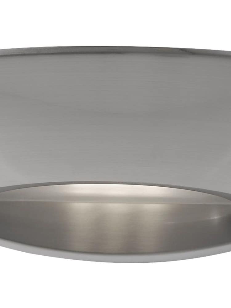 Searchlight Silver Ivy Satin Silver LED Uplight Wall Light - Image 3 of 3
