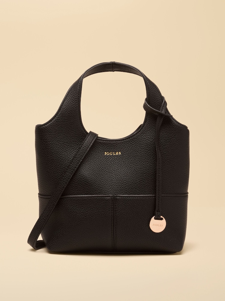 Joules Crossbody Black Tophandle Tote Bag - Image 1 of 8 Joules Crossbody Black Tophandle Tote Bag - Image 1 of 8