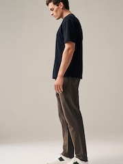 Braun - Weiche Chinohose aus gebürsteter Baumwolle - Bild 5 von 10