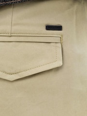 JACK & JONES Natural Longer Length Chino Shorts - Image 8 of 10