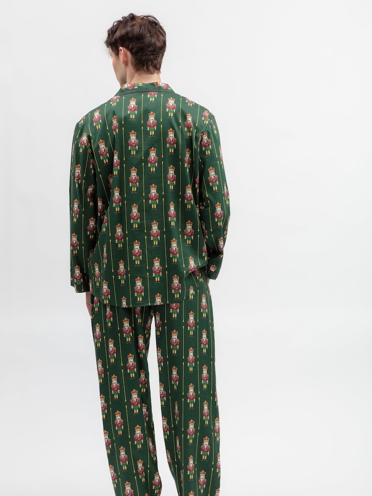 Grön nötknäppare - Cyberjammies Mönstrad Pyjamas Set - Bild 3 av 3