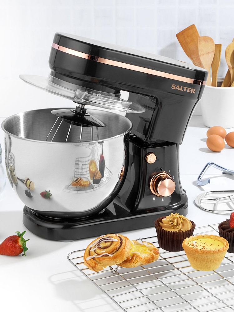 Salter Rose Gold Stand Mixer 1200W - Image 1 of 4