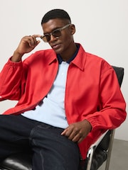 Blue Overarm Stripe Pique Polo Shirt - Image 3 of 9