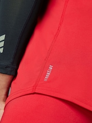 adidas Red Adizero Essentials Running Tank Top - Image 10 of 16