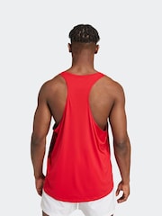 adidas Red Adizero Essentials Running Tank Top - Image 2 of 16