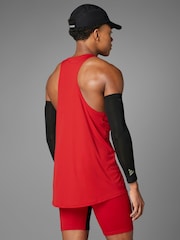 adidas Red Adizero Essentials Running Tank Top - Image 5 of 16