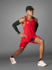 adidas Red Adizero Essentials Running Tank Top - Image 8 of 16