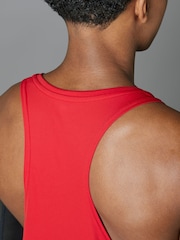 adidas Red Adizero Essentials Running Tank Top - Image 9 of 16