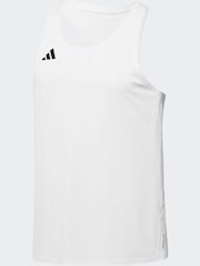 Blanco - adidas Adizero Essentials Running Tank Top - Imagen 1 de 16