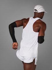 Blanco - adidas Adizero Essentials Running Tank Top - Imagen 4 de 16