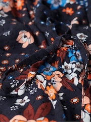 Superdry Blue Printed Mini Wrap Dress - Image 4 of 5