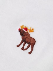 Abercrombie & Fitch Moose Logo White T-Shirt - Image 4 of 4