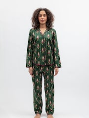 Grön nötknäppare - Cyberjammies Mönstrad Pyjamas Set - Bild 2 av 4
