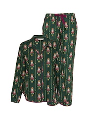 Grön nötknäppare - Cyberjammies Mönstrad Pyjamas Set - Bild 4 av 4