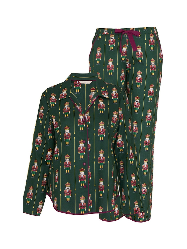 Grön nötknäppare - Cyberjammies Mönstrad Pyjamas Set - Bild 4 av 4