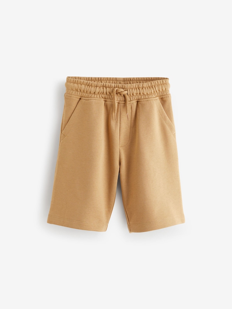 Brown Tan 1 Pack Basic Jersey Shorts (3-16yrs) - Image 1 of 3